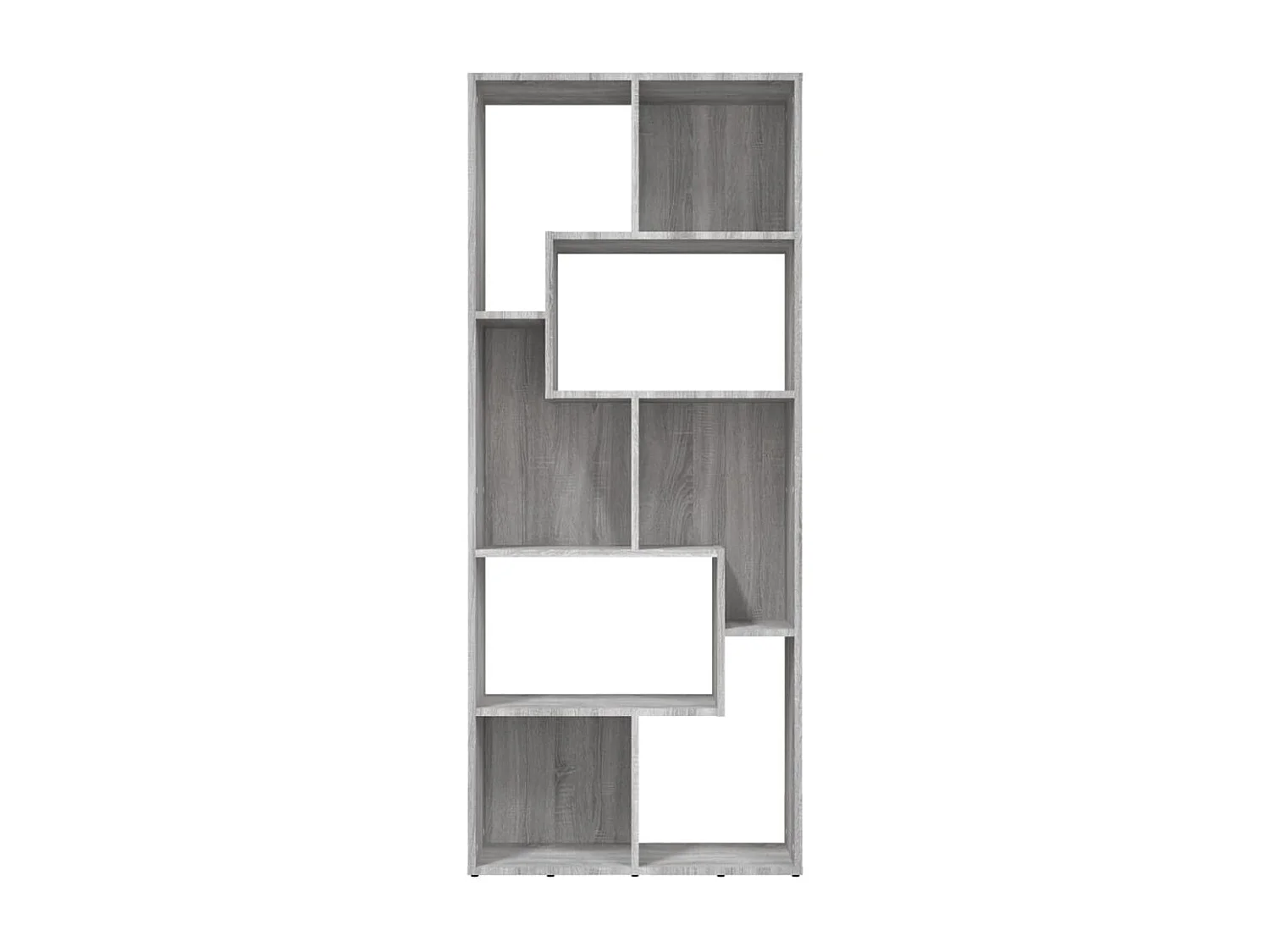 Bibliothèque | Etagère de rangement | Meuble de rangement Sonoma gris 67x24x161 cm Bois d'ingénierie