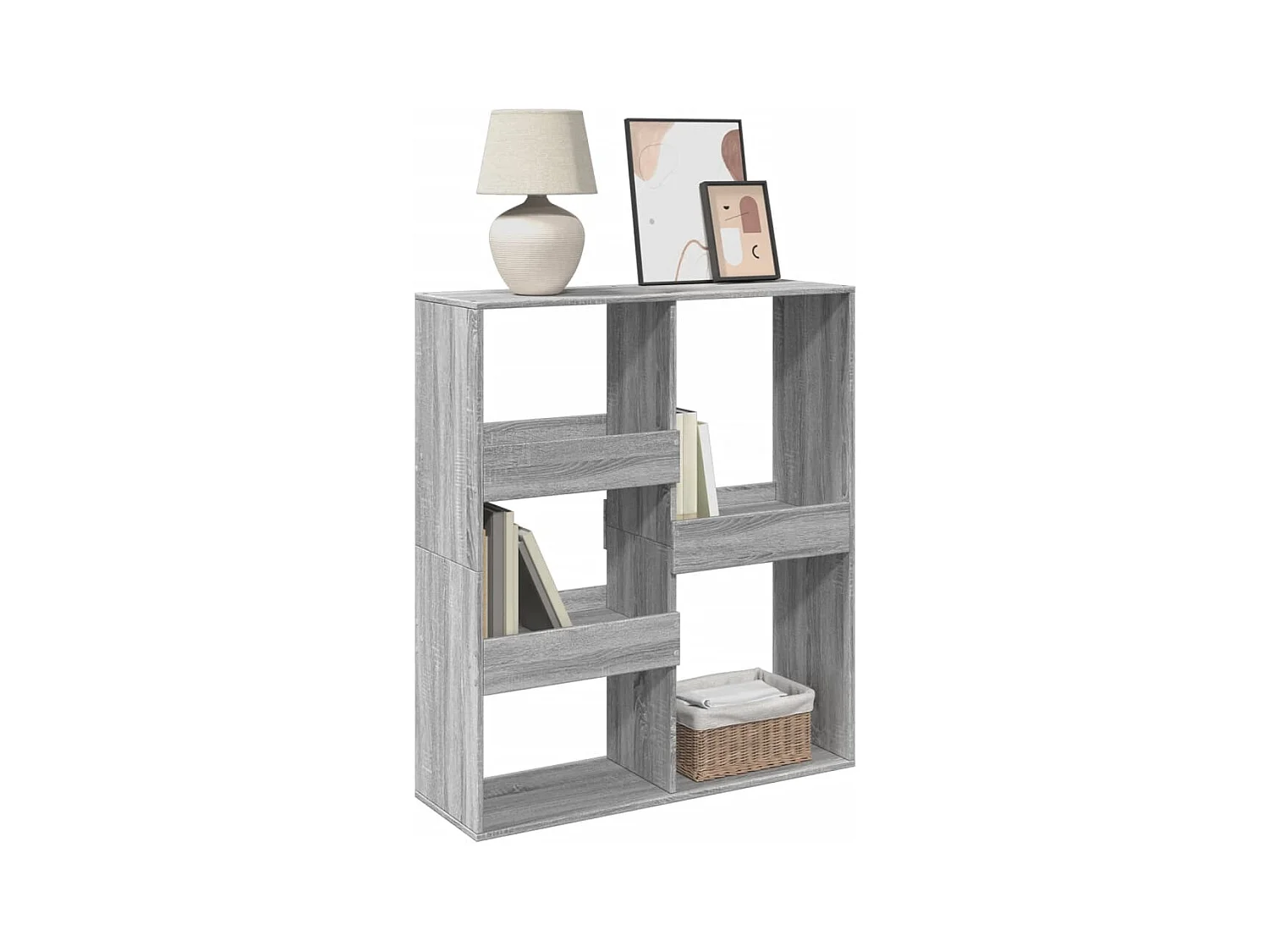 Bibliothèque | Etagère de rangement | Meuble de rangement sonoma gris 100x33x115 cm