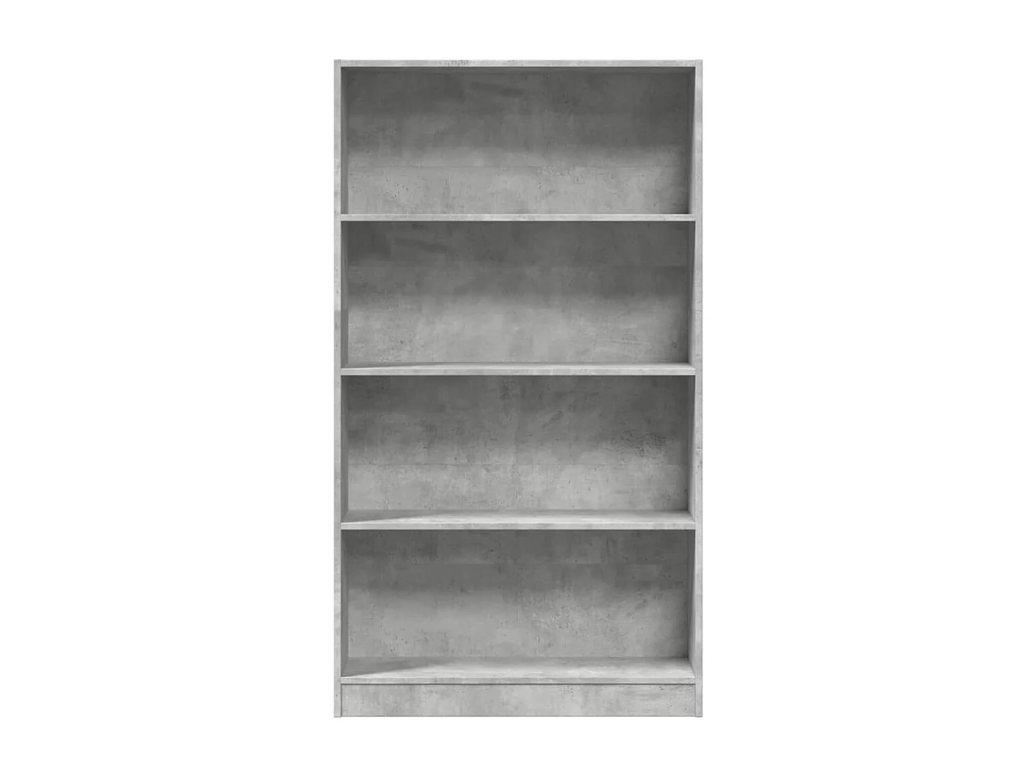 Bibliothèque | Etagère de rangement | Meuble de rangement gris béton 80x24x143 cm bois d'ingénierie