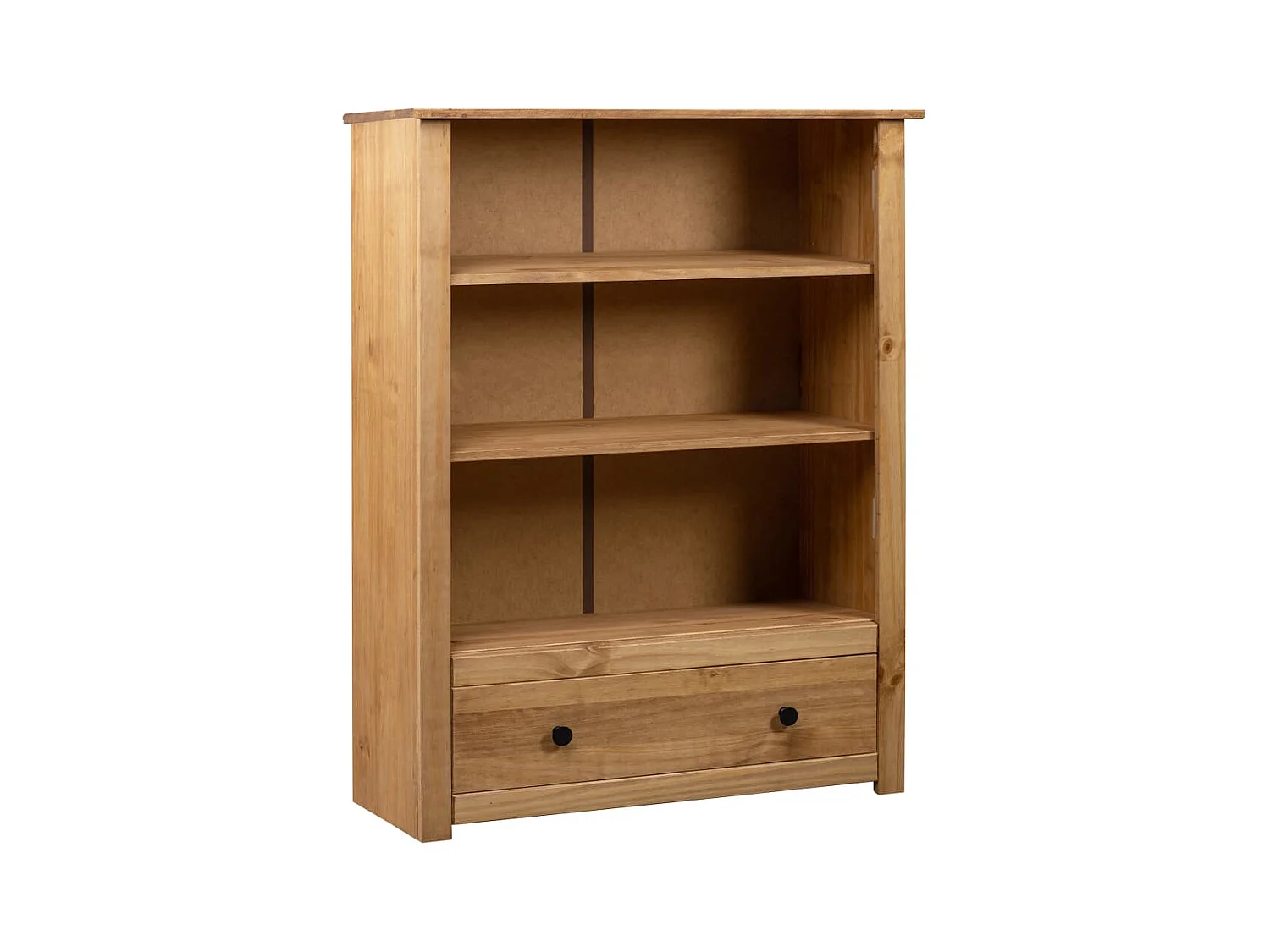 Bibliothèque | Etagère de rangement | Meuble de rangement 80x35x110 cm Bois de pin massif Assortiment Panama