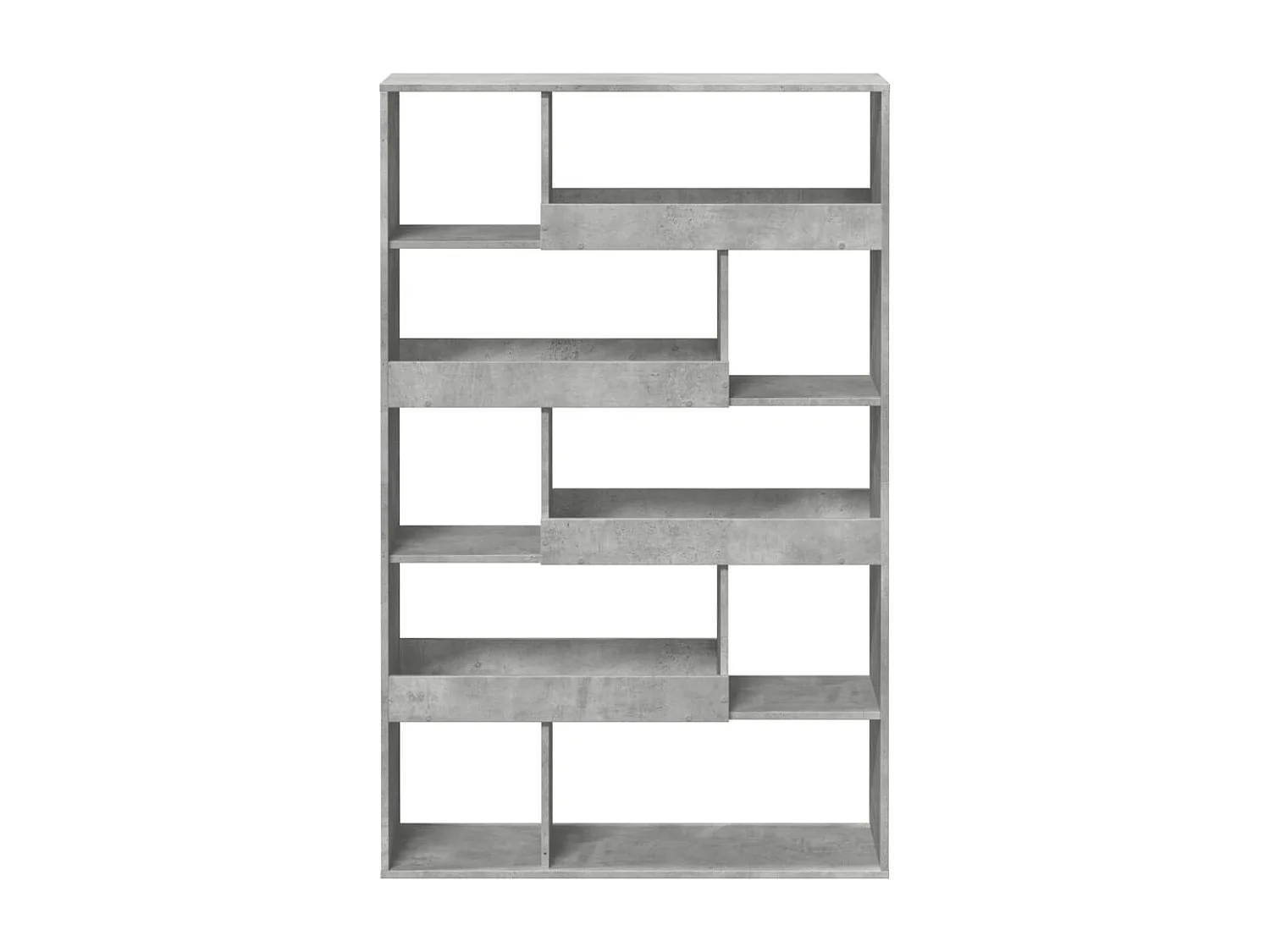 Libreria | Scaffale | Mobile di stoccaggio Grigio Cemento 100x33x156,5 cm in Truciolato