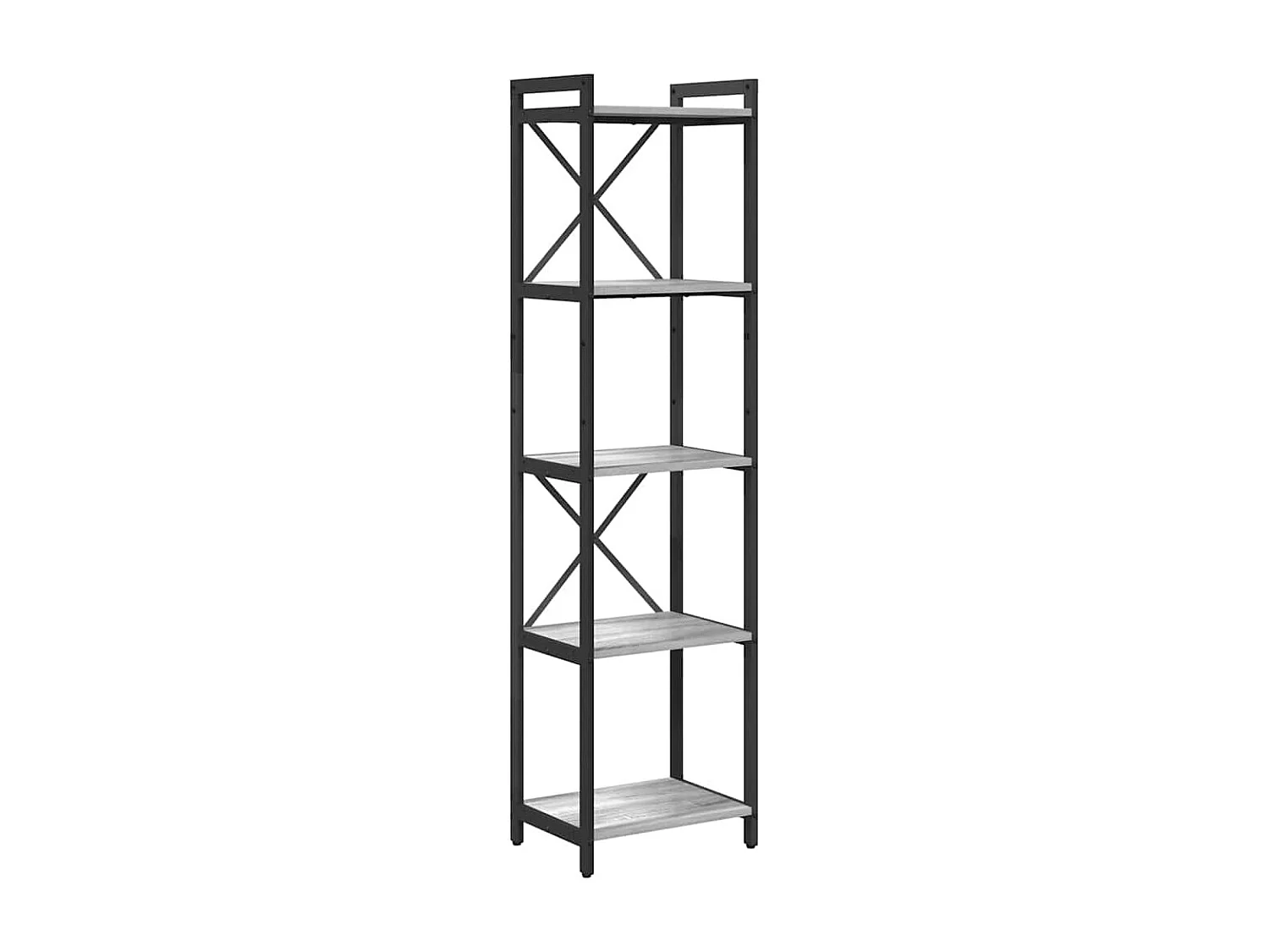 Libreria | Scaffale | Mobile di stoccaggio Grigio sonoma 40 x 30 x 153 cm Legno multistrato
