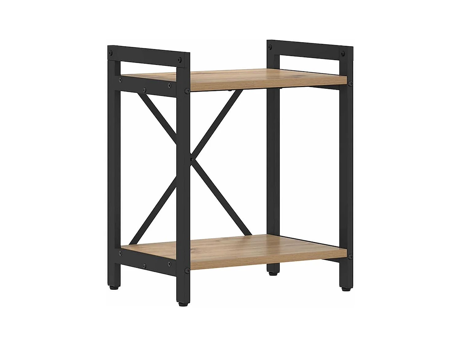 Bibliothèque | Etagère de rangement | Meuble de rangement chêne artisanal 40 x 30 x 48.5 cm