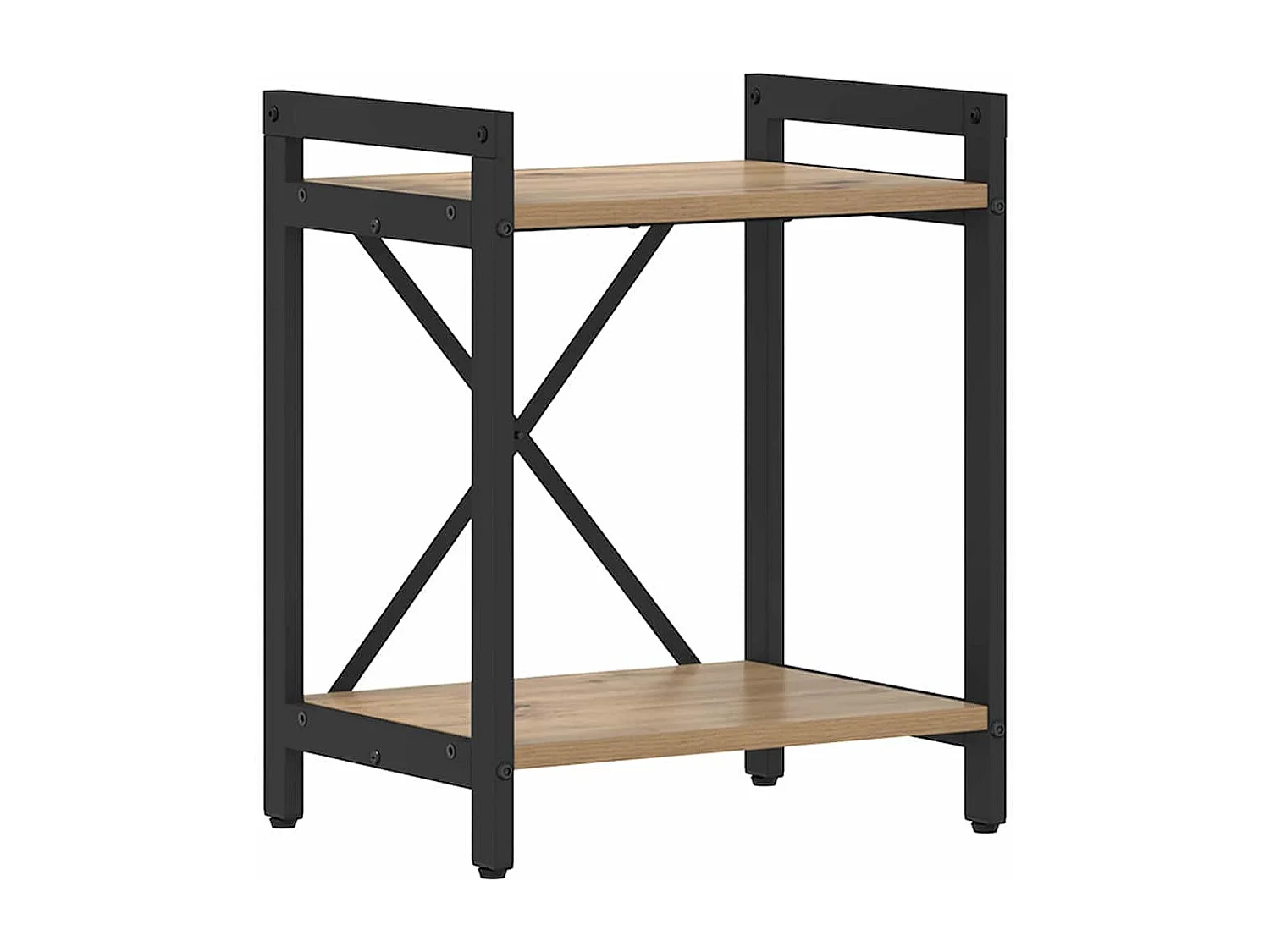 Libreria | Scaffale | Mobile di stoccaggio rovere artigianale 40 x 30 x 48.5 cm Legno multistrato