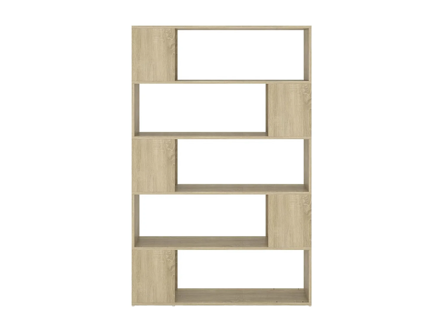 Libreria | Scaffale | Mobile di stoccaggio Divisorio Rovere Sonoma 100x24x155 cm in Truciolato