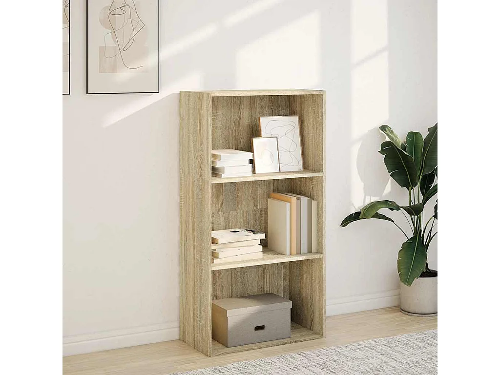 Libreria | Scaffale | Mobile di stoccaggio Rovere Sonoma 60x30x114 cm in Legno Multistrato