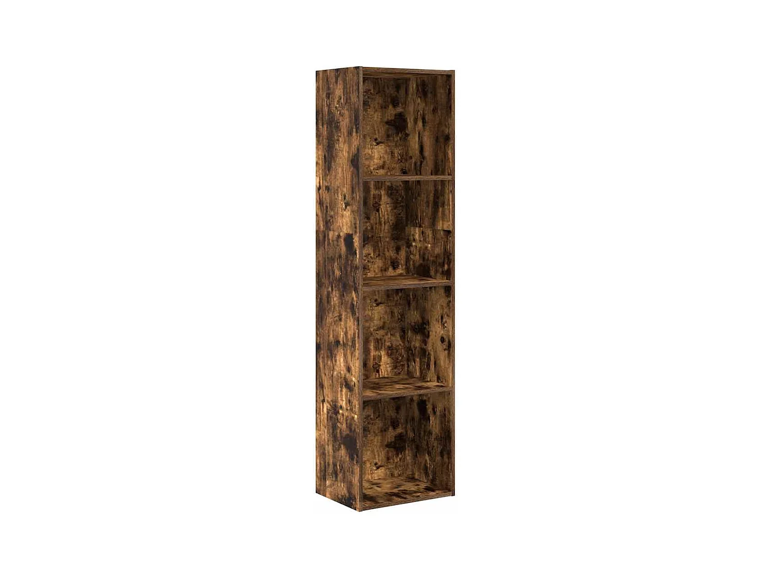 Bibliothèque | Etagère de rangement | Meuble de rangement chêne fumé 40x30x152 cm bois d'ingénierie