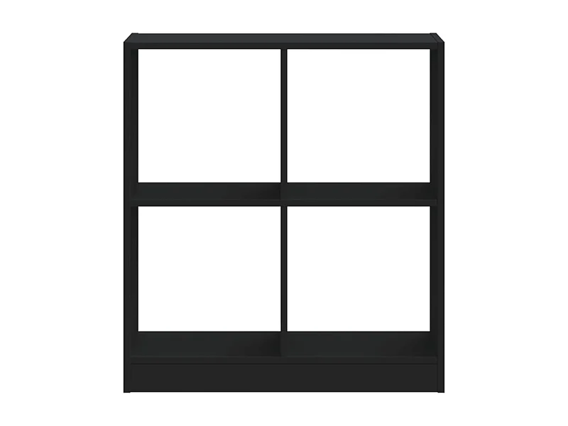 Libreria | Scaffale | Mobile di stoccaggio Nera 68,5x32x75 cm in Legno Multistrato