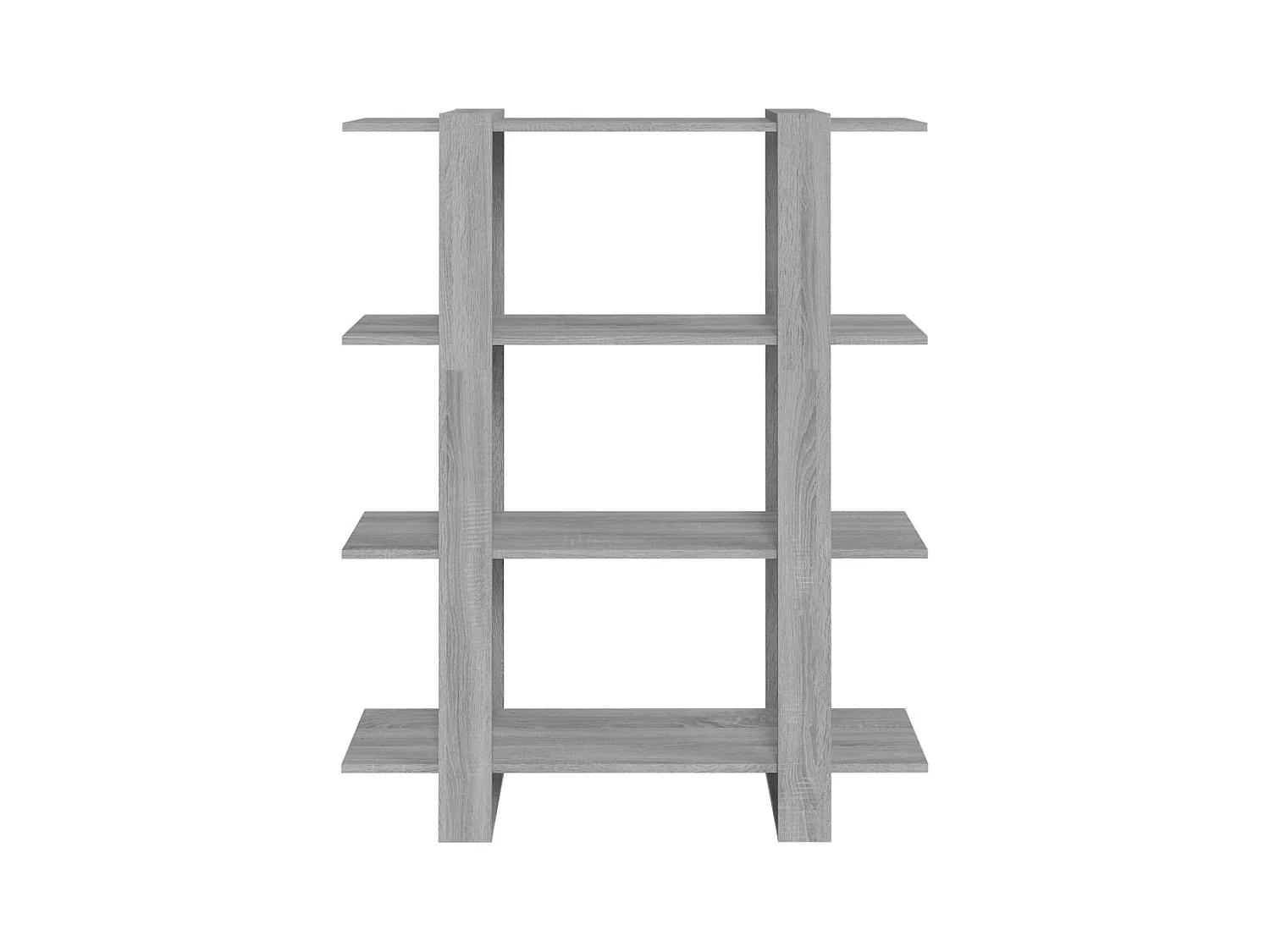 Bibliothèque | Etagère de rangement | Meuble de rangement Sonoma gris 100x30x123,5 cm