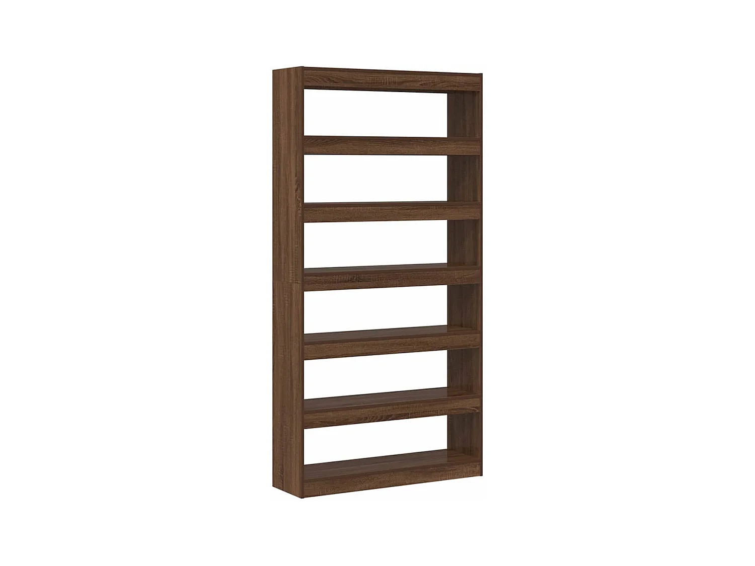 Bibliothèque | Etagère de rangement | Meuble de rangement Chêne marron Bois d'ingénierie 100 x 30 x 198 cm