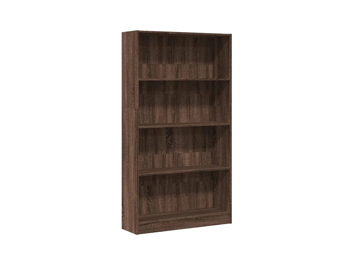 Bibliothèque | Etagère de rangement | Meuble de rangement chêne marron 80x24x143 cm bois d'ingénierie