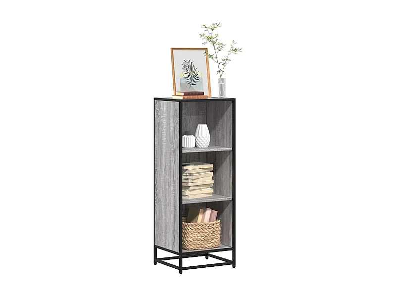 Bibliothèque | Etagère de rangement | Meuble de rangement sonoma gris 40x35x107,5 cm bois d'ingénierie