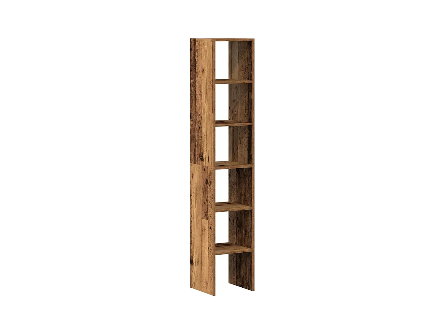 Bibliothèques | Etagère de rangement | Meuble de rangement 2 pcs empilable vieux bois bois d'ingénierie