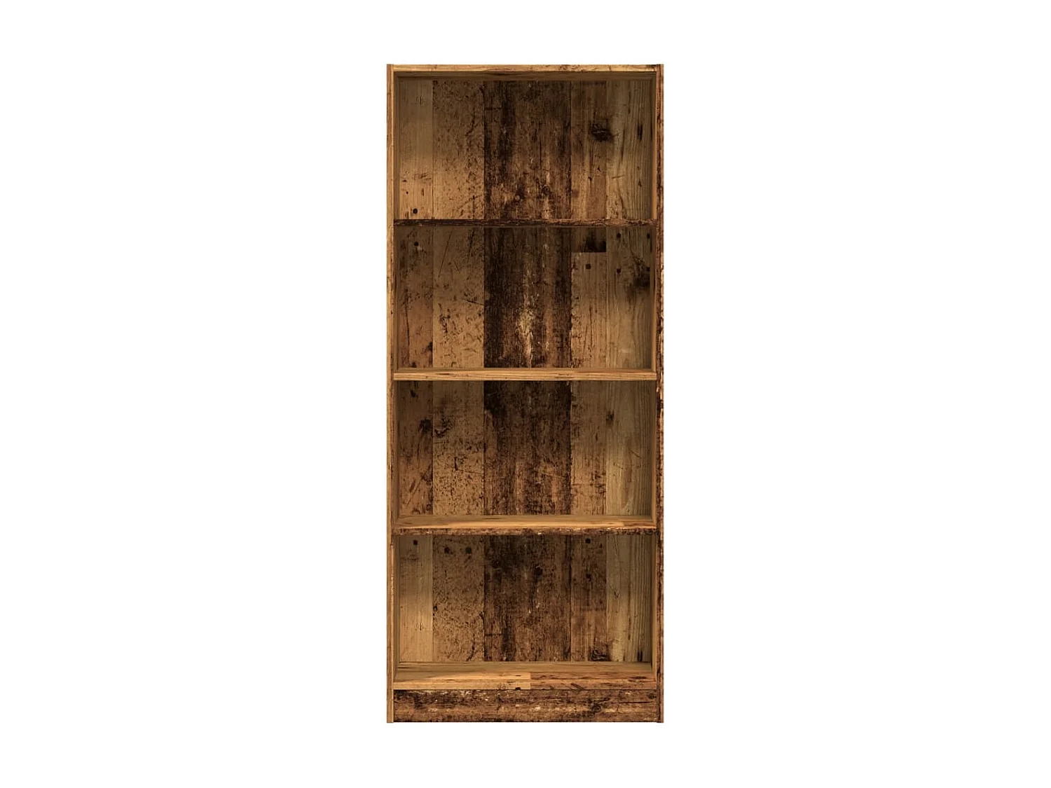 Libreria | Scaffale | Mobile di stoccaggio Legno Antico 60x24x143 cm in Legno Multistrato