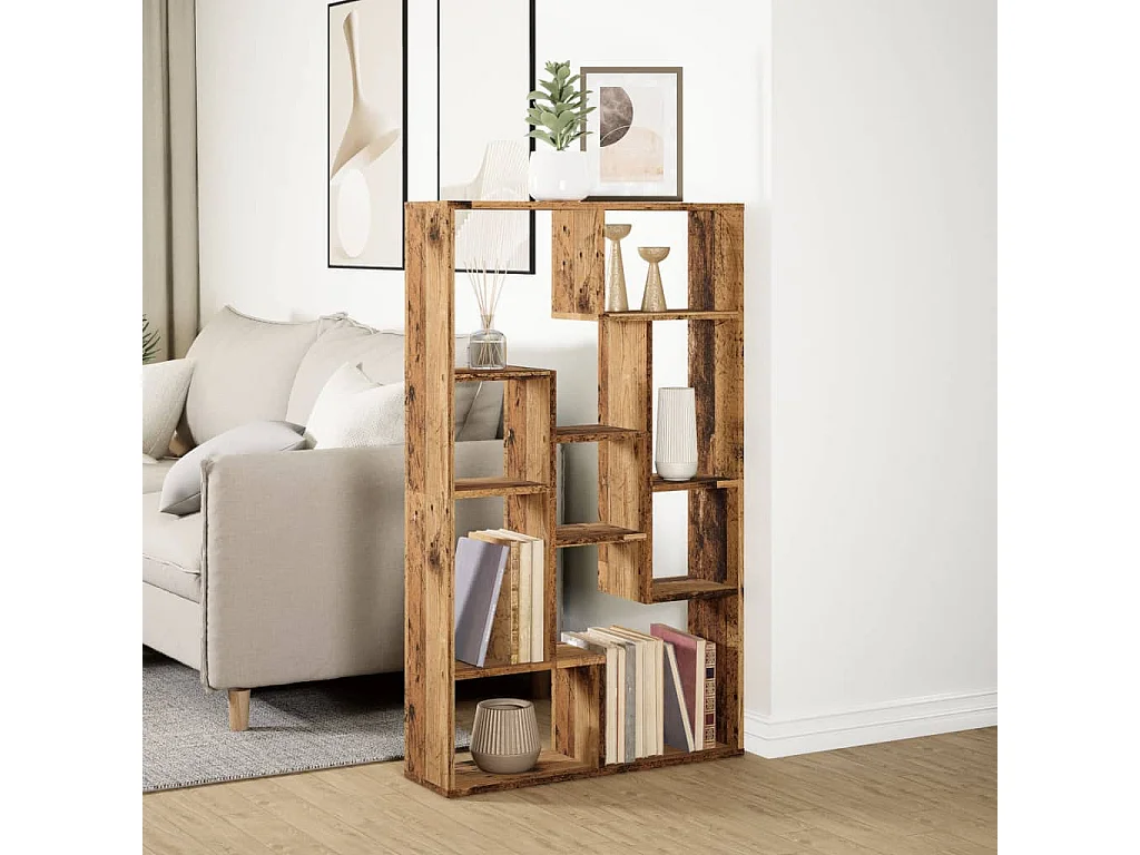 Libreria | Scaffale | Mobile di stoccaggio Legno Antico 72x20x120 cm in Truciolato