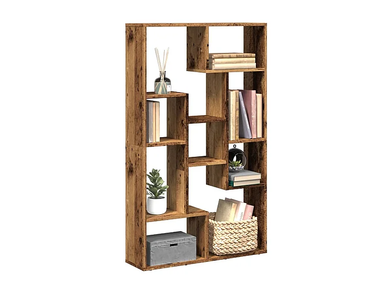 Libreria | Scaffale | Mobile di stoccaggio Legno Antico 72x20x120 cm in Truciolato
