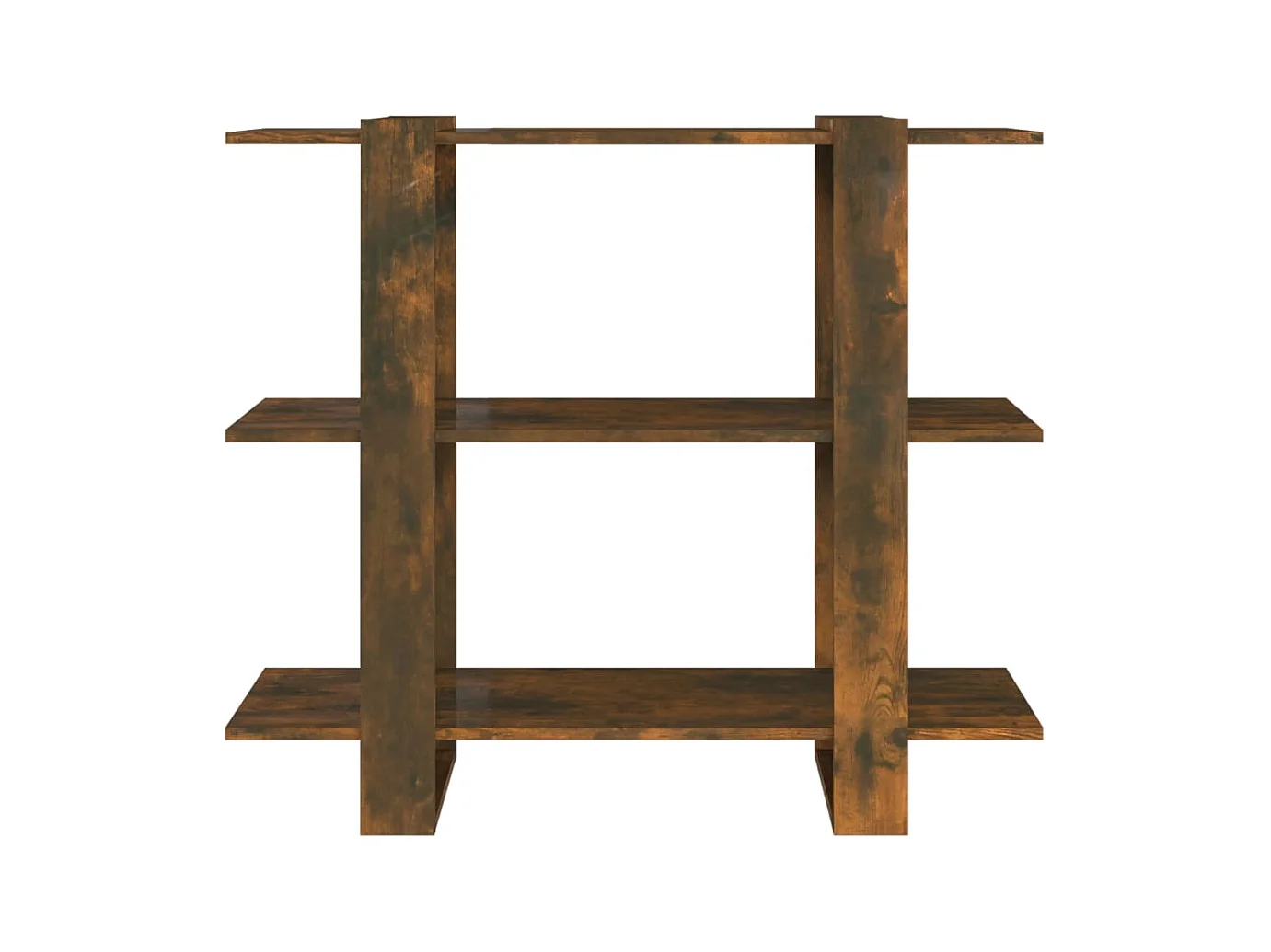 Bibliothèque | Etagère de rangement | Meuble de rangement Chêne fumé 100x30x87 cm