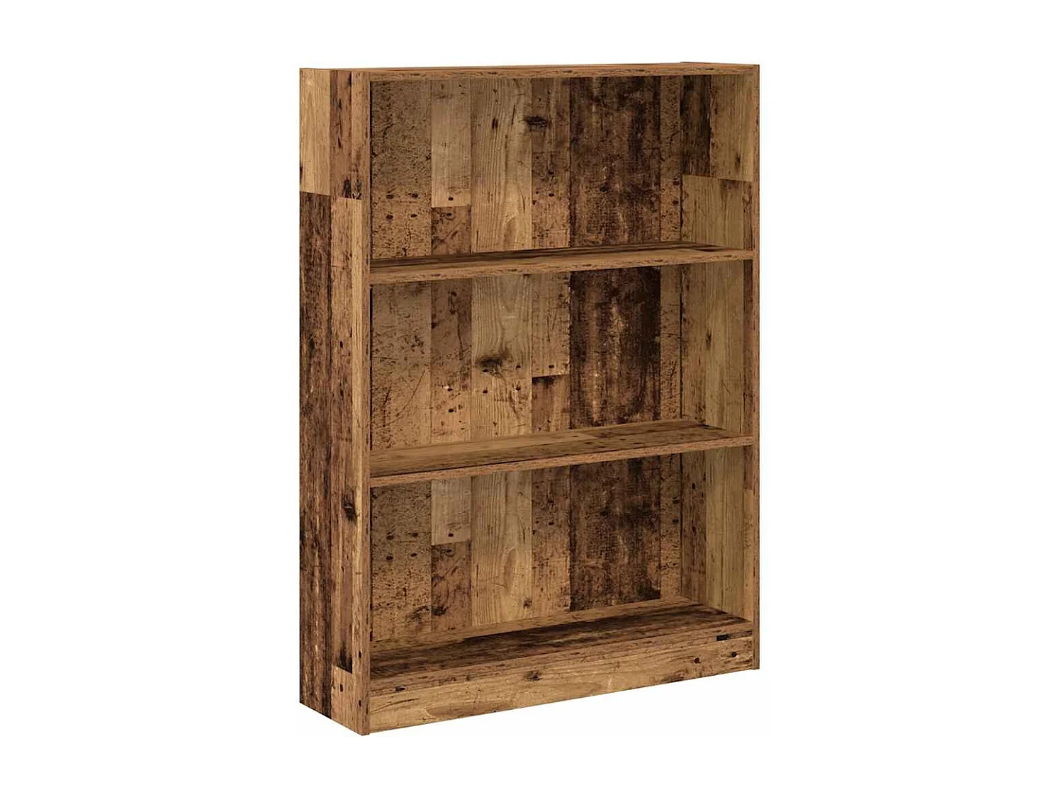 Libreria | Scaffale | Mobile di stoccaggio Legno Antico 80x24x109 cm in Legno Multistrato