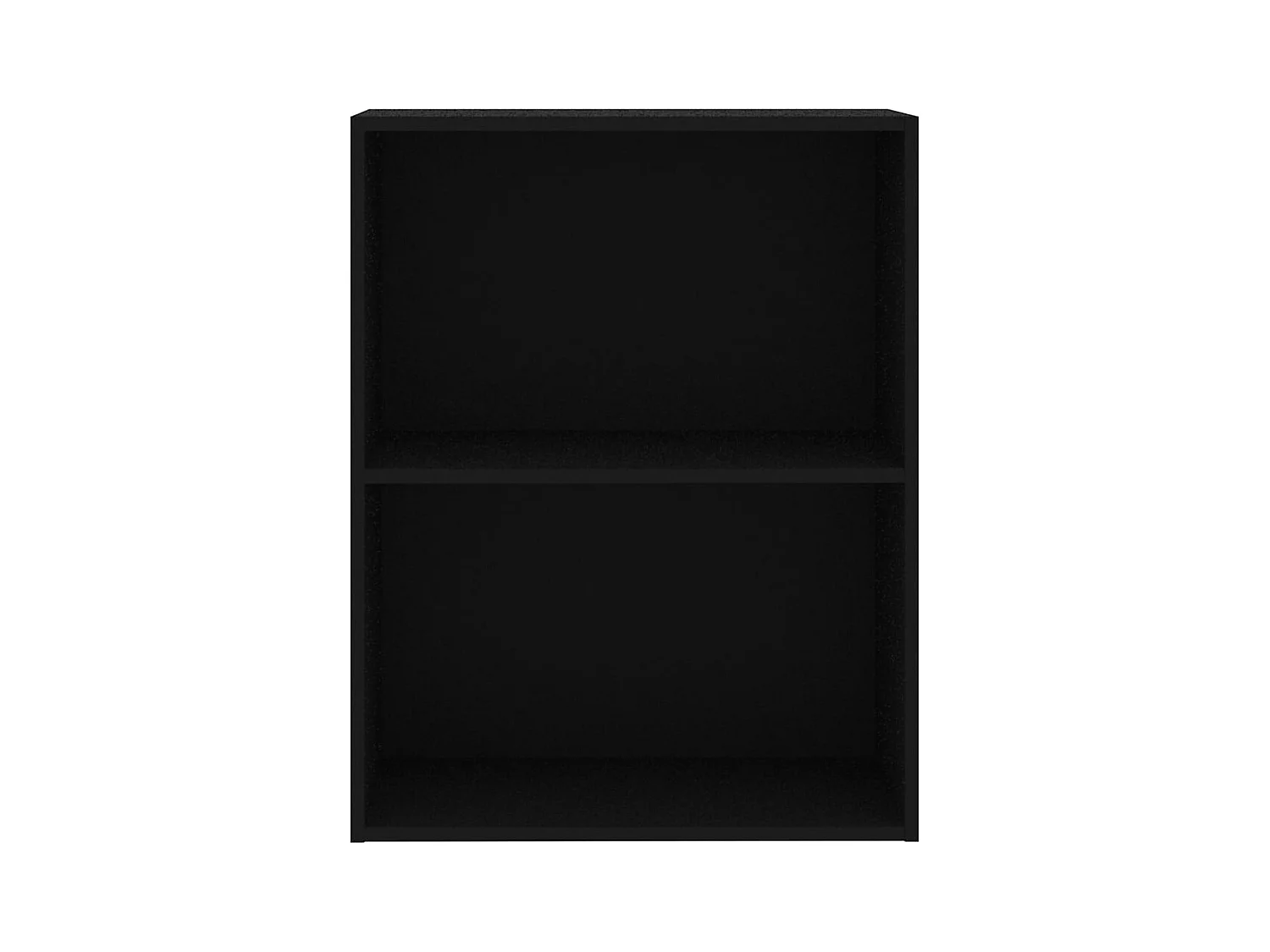 Libreria | Scaffale | Mobile di stoccaggio Nera 60x30x76,5 cm in Legno Multistrato