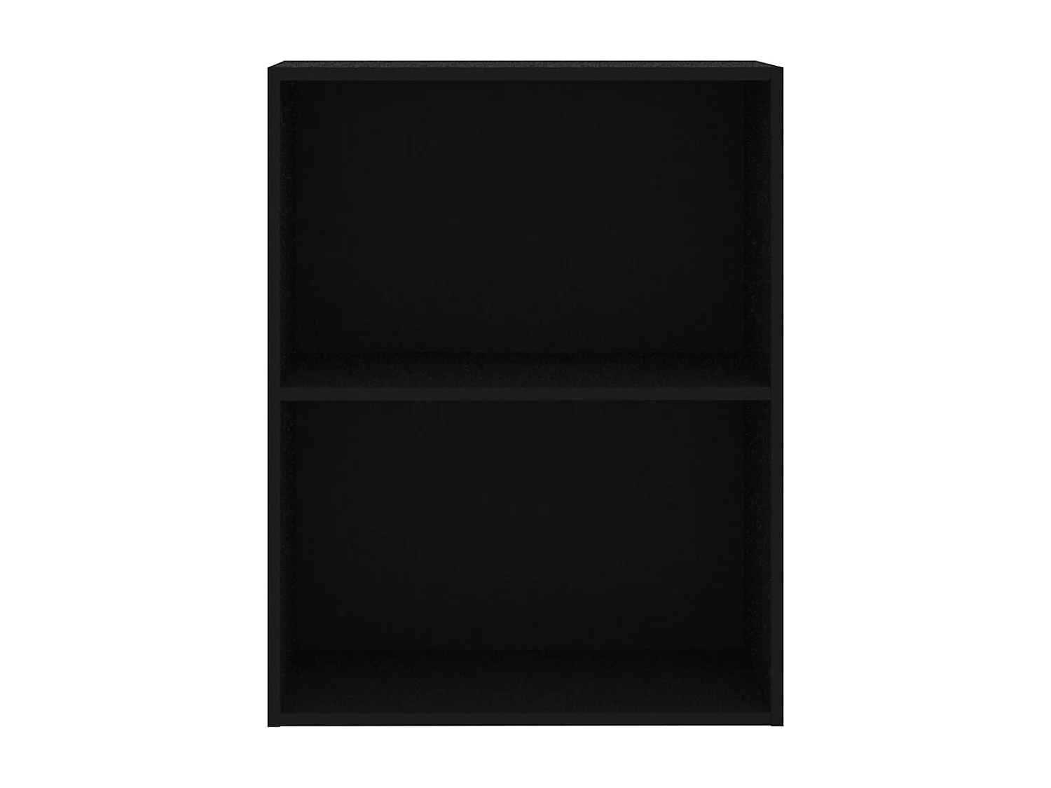 Libreria | Scaffale | Mobile di stoccaggio Nera 60x30x76,5 cm in Legno Multistrato