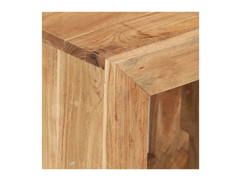 Tabouret 40x30x40 cm Bois d'acacia solide FR436011