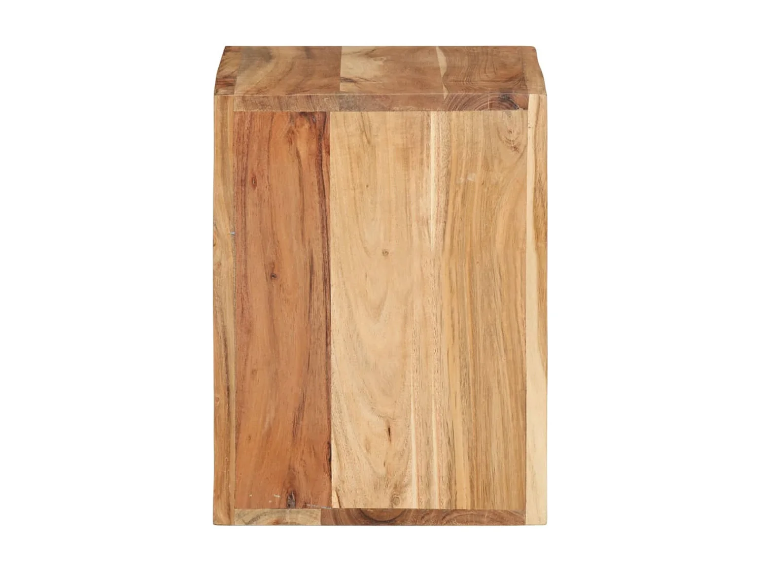 Taburete madera maciza de acacia 40x30x40 cm ES770590