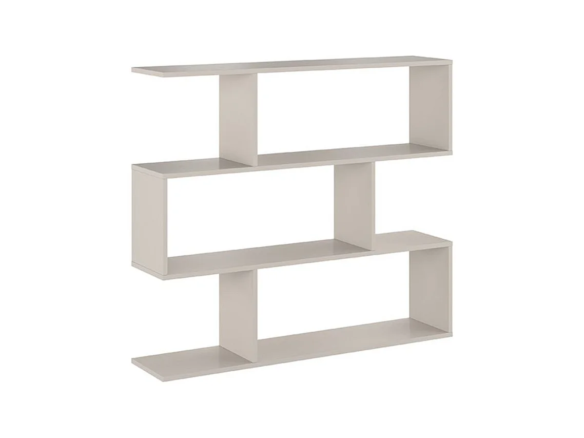 Estantería New Aura 3 niveles beige 96,3x110x24,6 cm