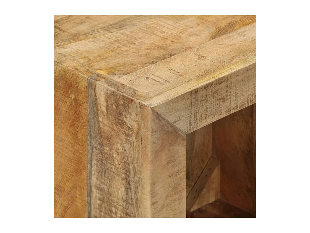 Tabouret 40x30x40 cm Bois de manguier solide FR170425