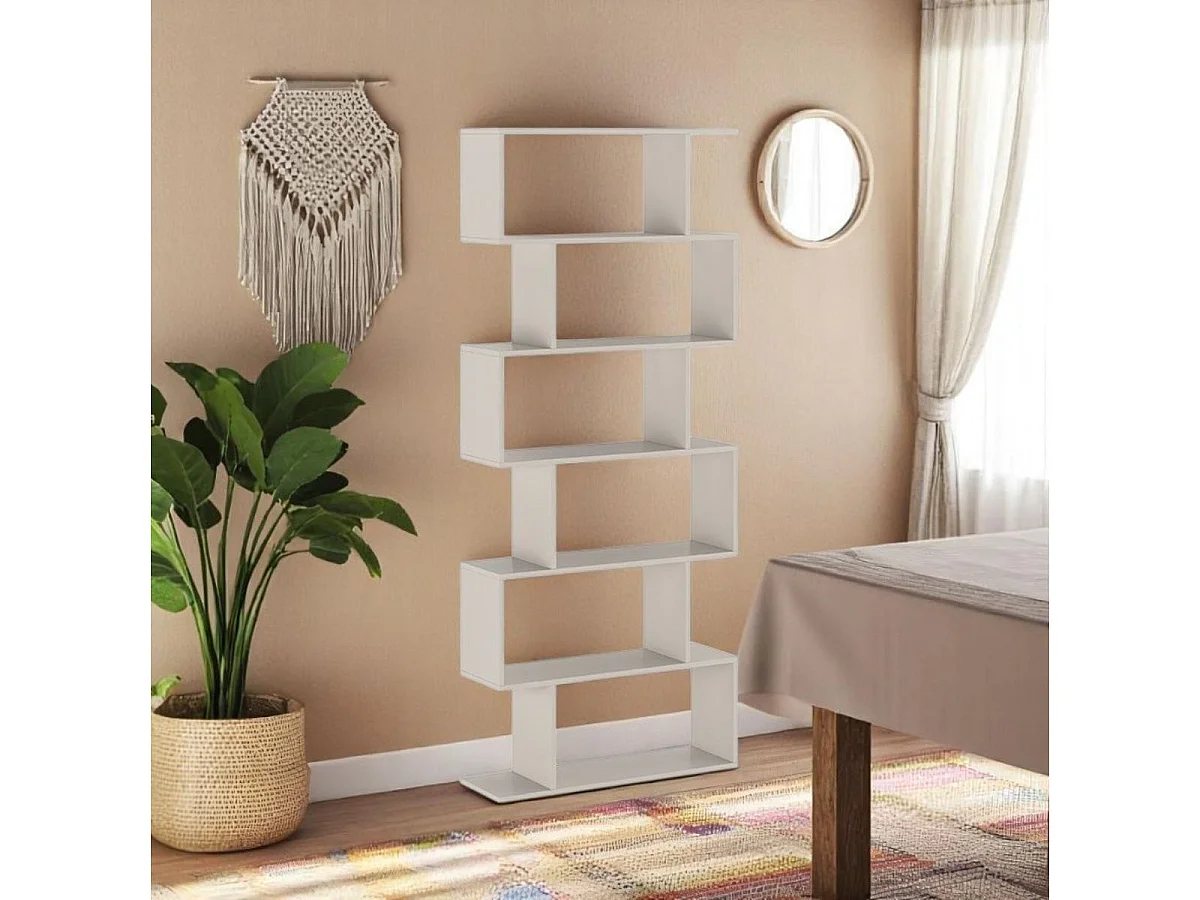 Estantería New Aura 6 niveles beige 191x80x24,6 cm