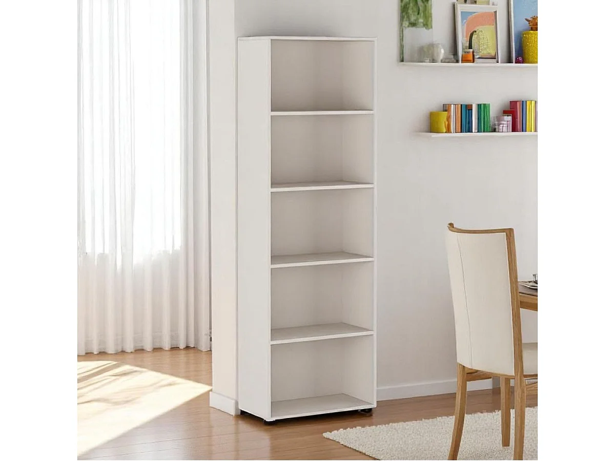 Estantería New Aura 5 compartimentos beige 178,3x51,9x24,6 cm