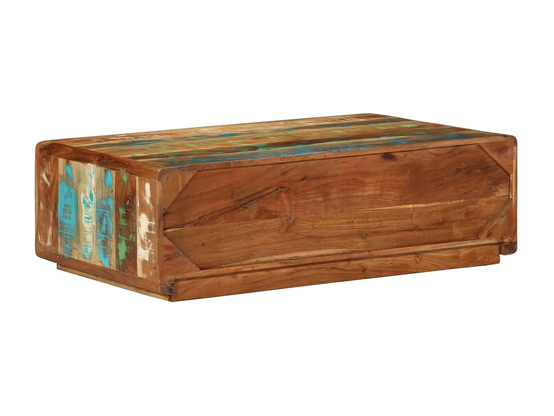 Table basse 89x55x29 cm bois de récupération massif FR707730