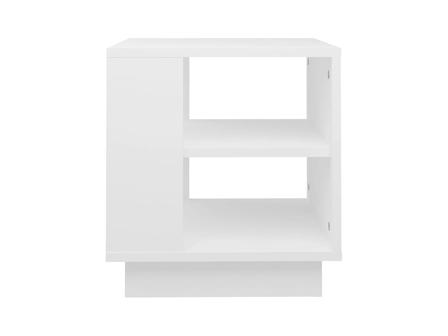 Table basse Blanc 40x40x43 cm Bois d'ingénierie FR579162