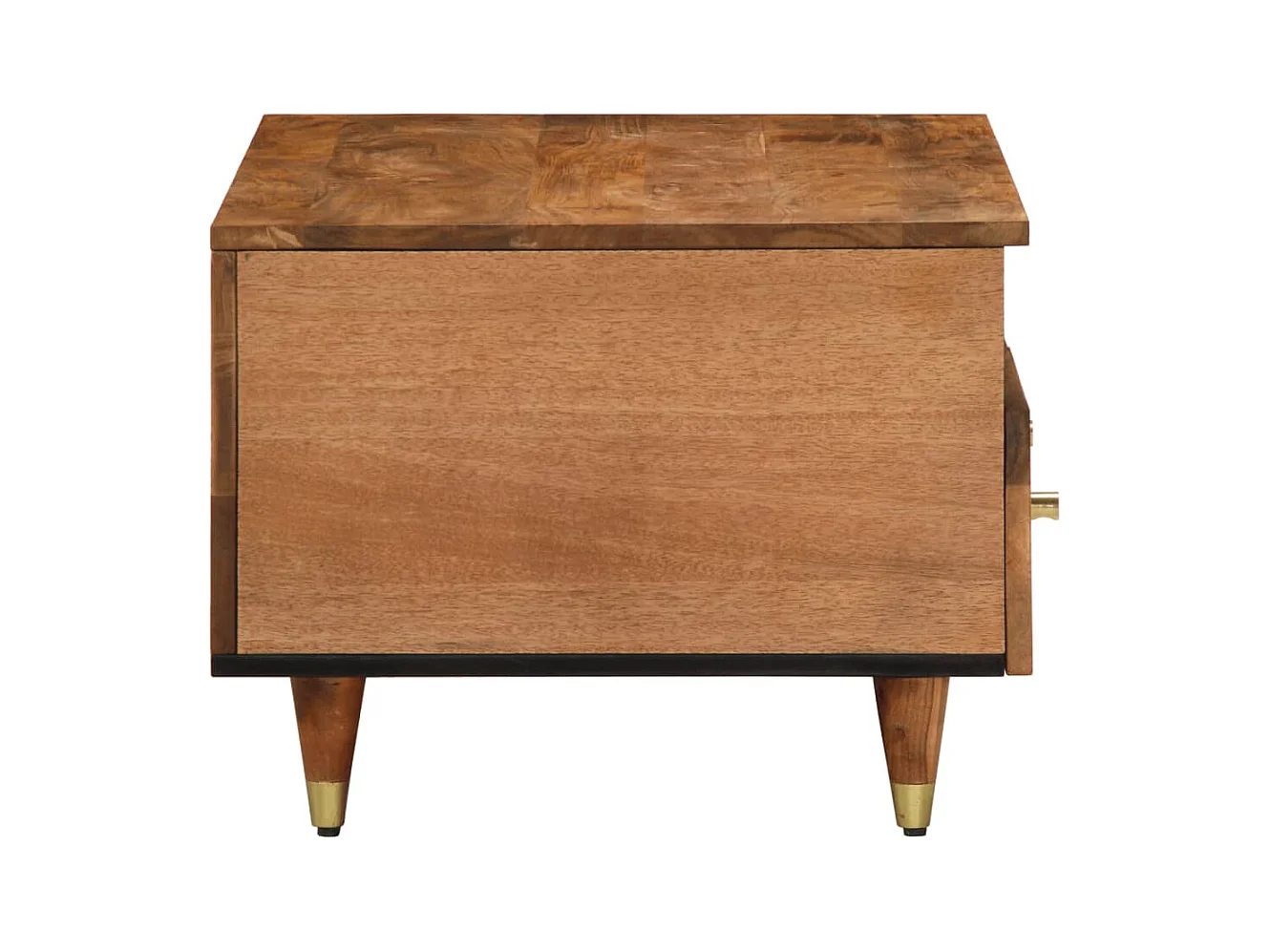 Table basse 80x54x40 cm bois de manguier massif FR147675