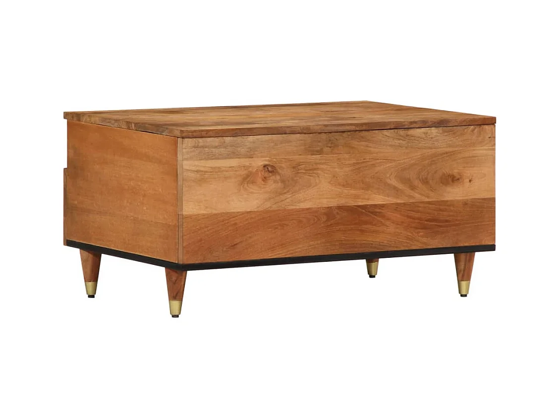 Table basse 80x54x40 cm bois de manguier massif FR147675