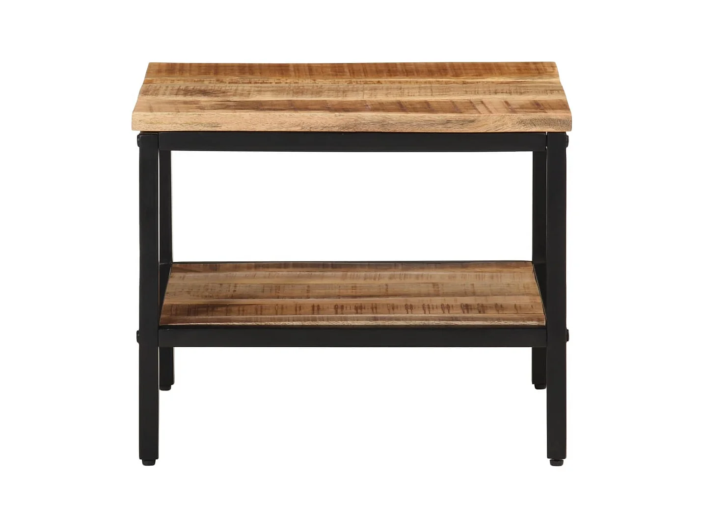 Mesa de centro 45x45x35 cm madeira de mangueira áspera maciça PT273636