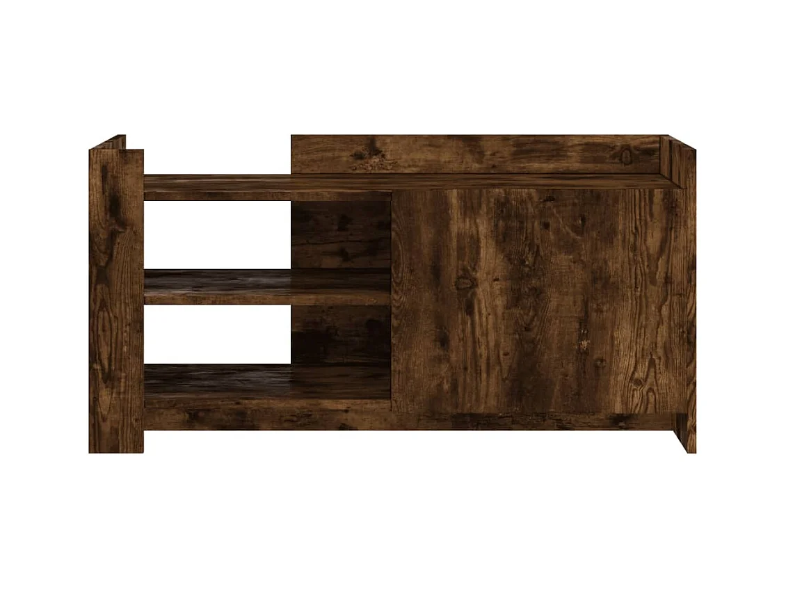 Mesa de centro madera de ingeniería roble ahumado 100x50x50 cm ES218601