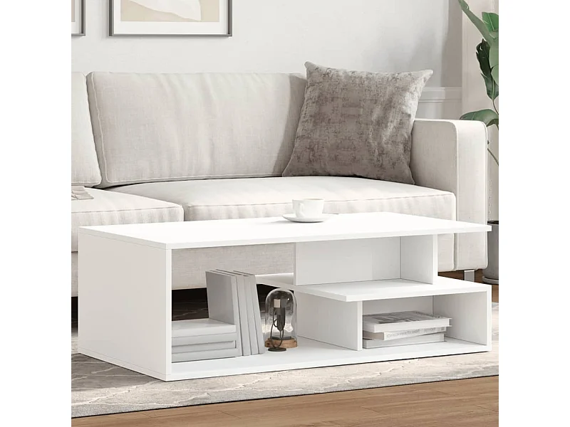 Mesa de centro 102x55x35 cm derivados de madeira branco PT729496