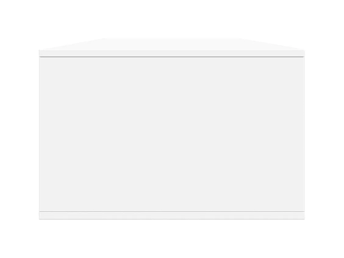 Table basse blanc 102x55x35 cm bois d'ingénierie FR625452