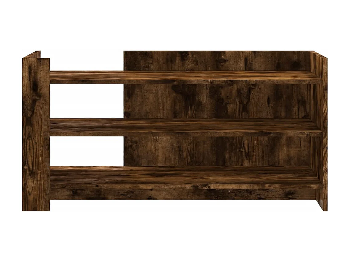 Mesa de centro madera de ingeniería roble ahumado 100x50x50 cm ES758315