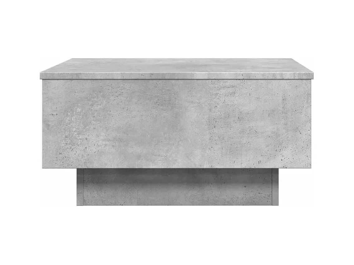 Table basse gris béton 60x45x31 cm bois d'ingénierie FR920109