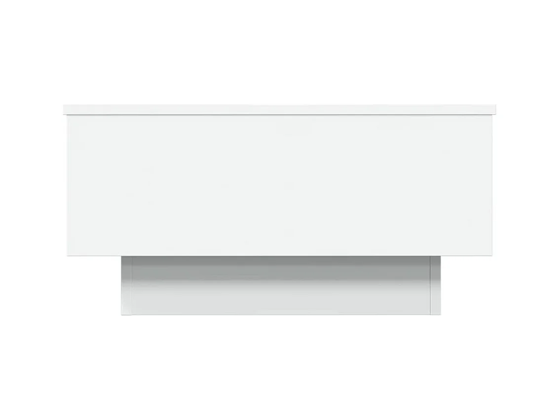 Table basse blanc 60x45x31 cm bois d'ingénierie FR761715