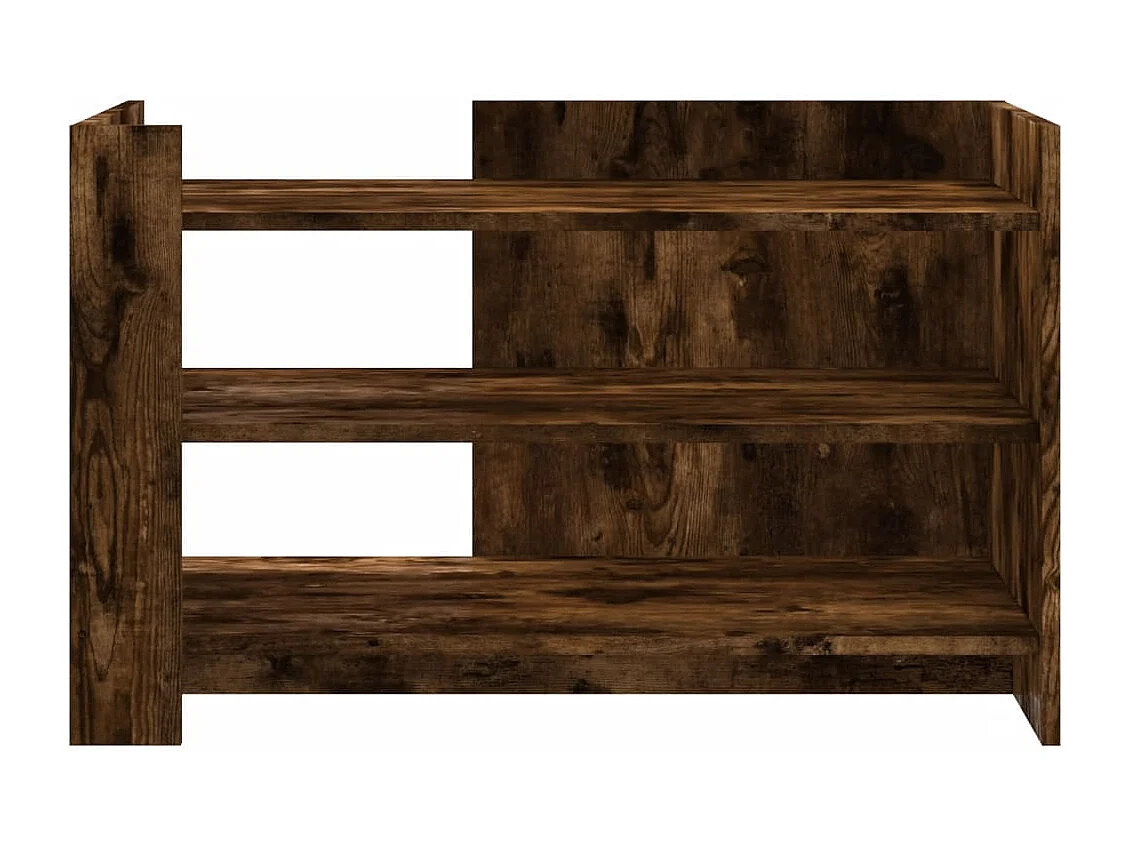 Mesa de centro madera de ingeniería roble ahumado 80x50x50 cm ES139922