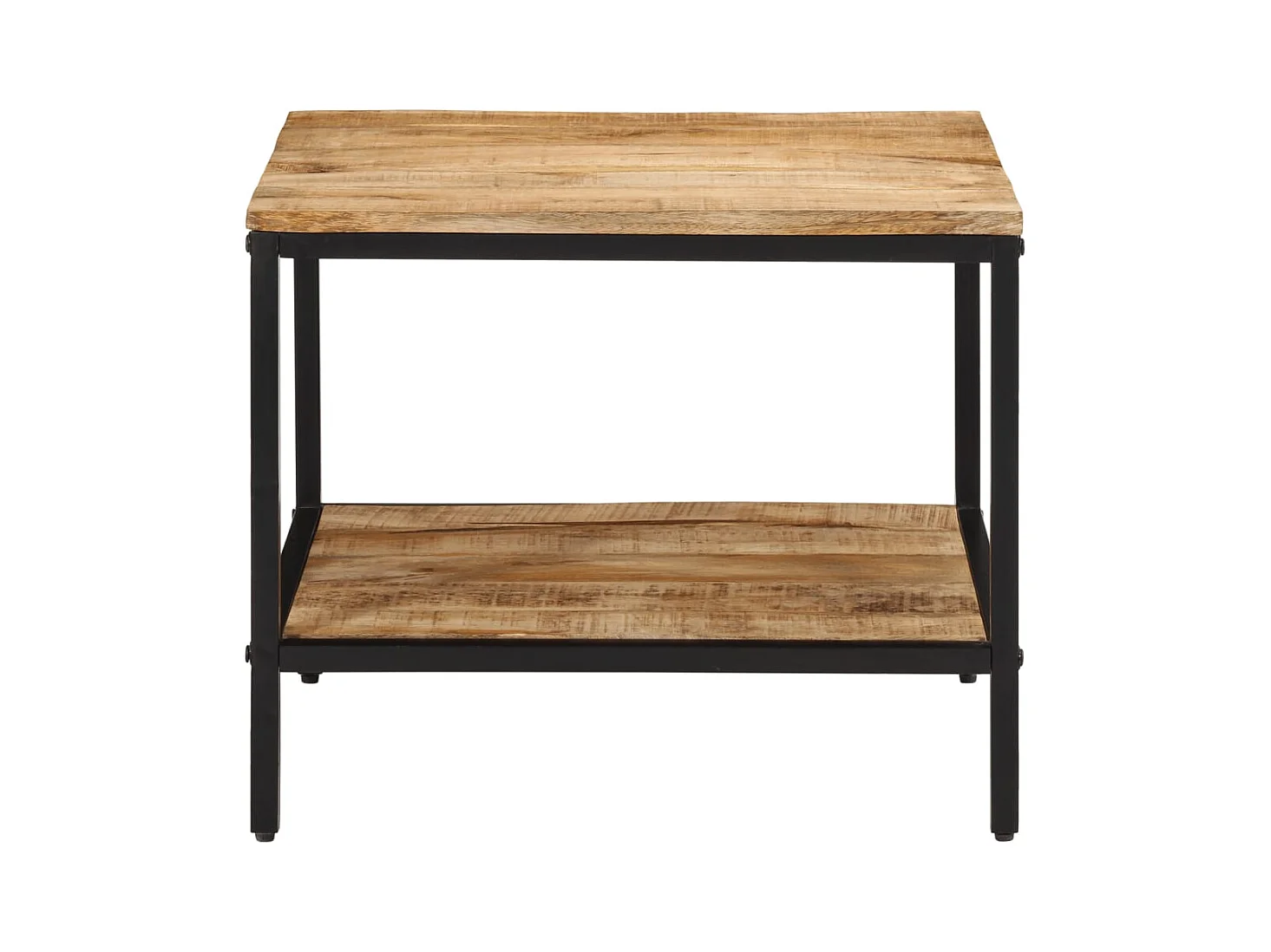 Mesa de centro 55x55x45 cm madeira de mangueira áspera maciça PT380867