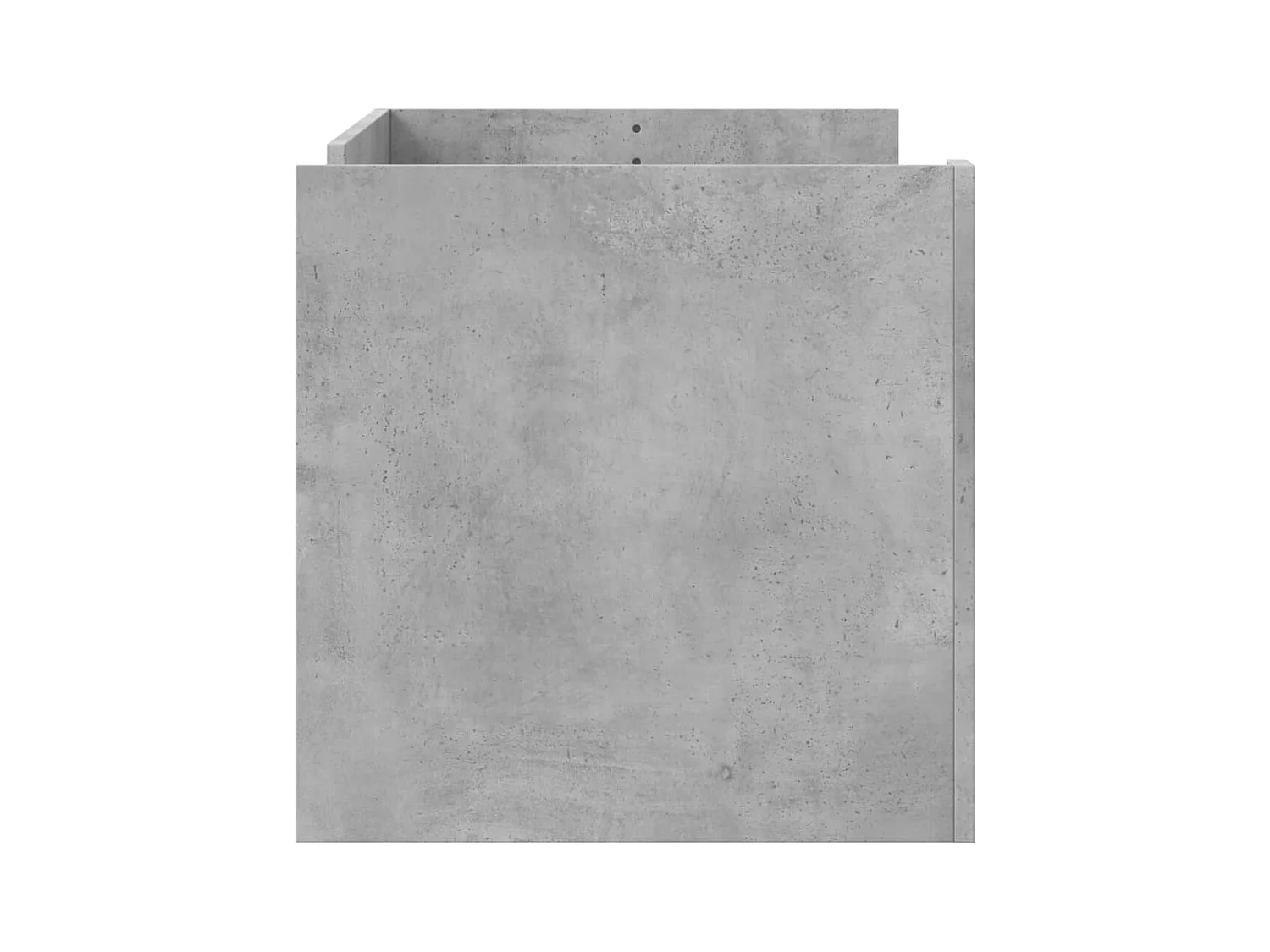 Table basse gris béton 100x50x50 cm bois d'ingénierie FR386130