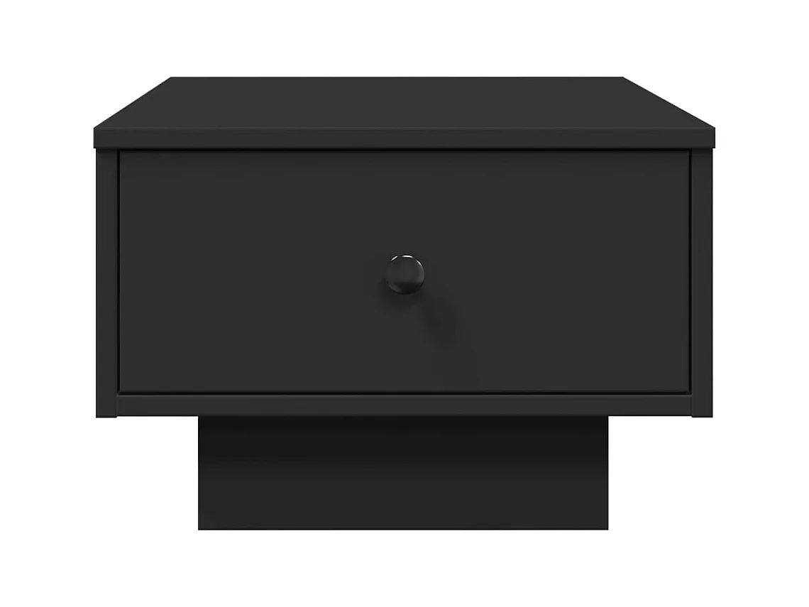 Table basse noir 60x45x31 cm bois d'ingénierie FR384074