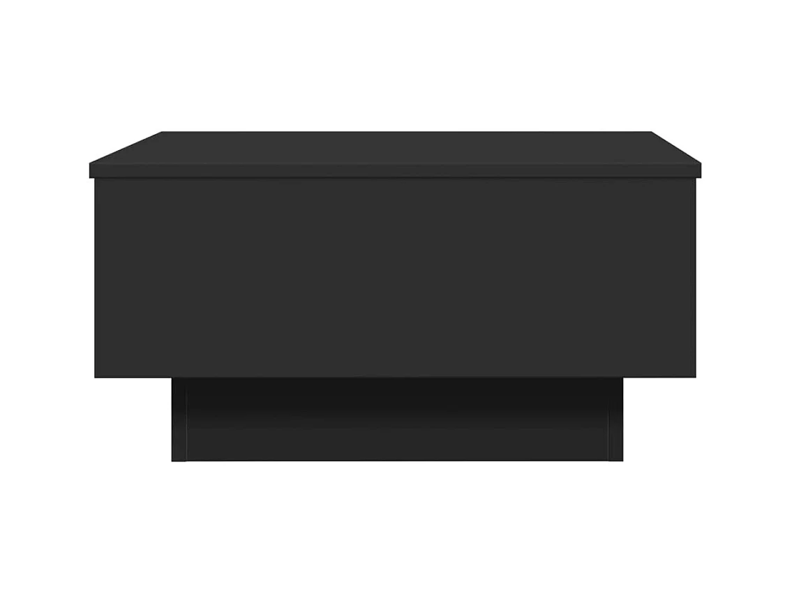 Table basse noir 60x45x31 cm bois d'ingénierie FR384074