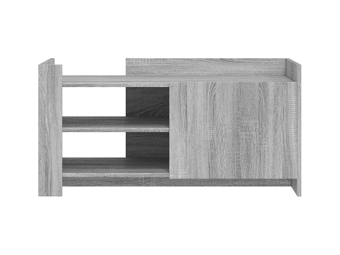 Table basse sonoma gris 100x50x50 cm bois d'ingénierie FR701937