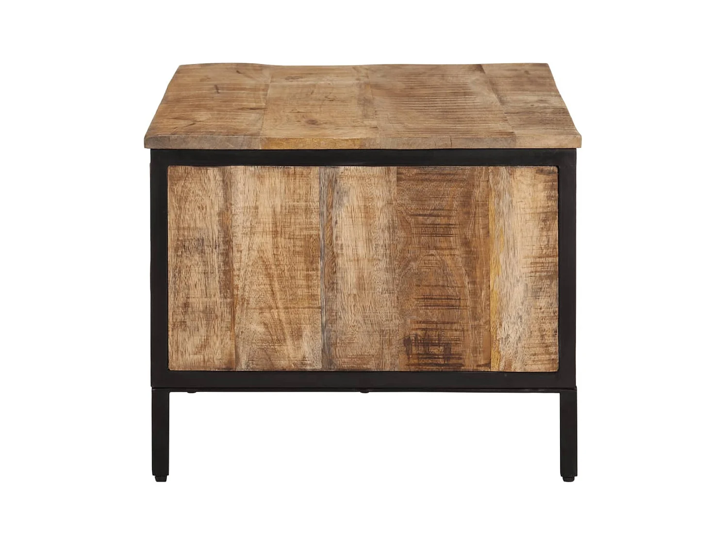 Table basse 80x50x40 cm bois de manguier massif brut FR478462