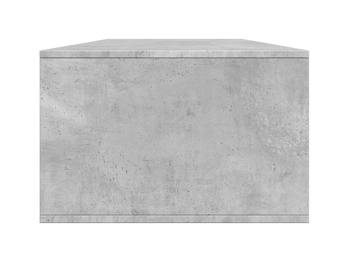Table basse gris béton 102x55x35 cm bois d'ingénierie FR464303