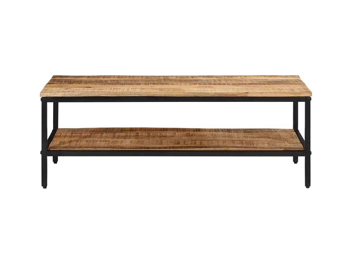 Mesa de centro 100x50x35 cm madeira de mangueira áspera maciça PT768785